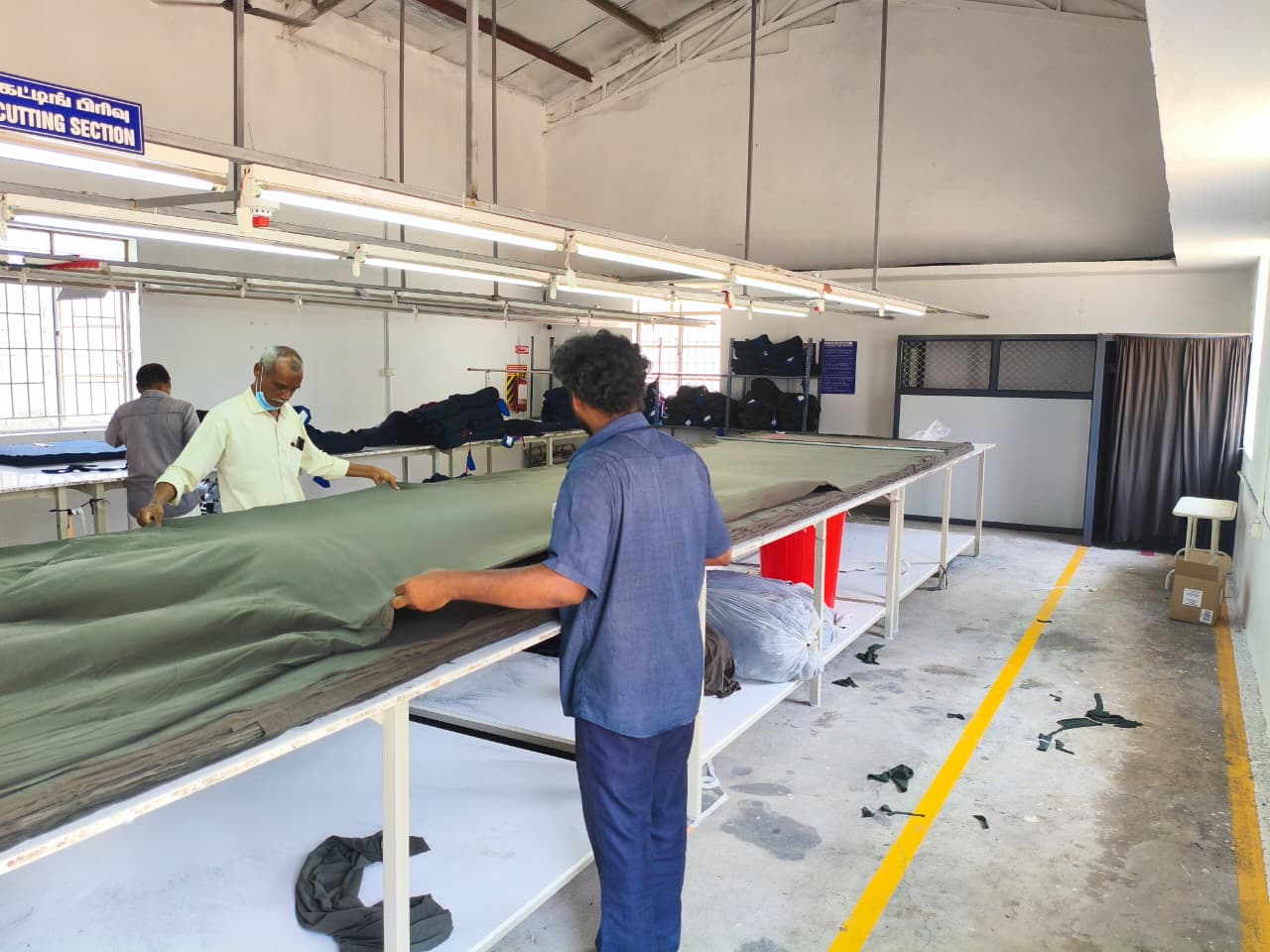 Winter knitwear production